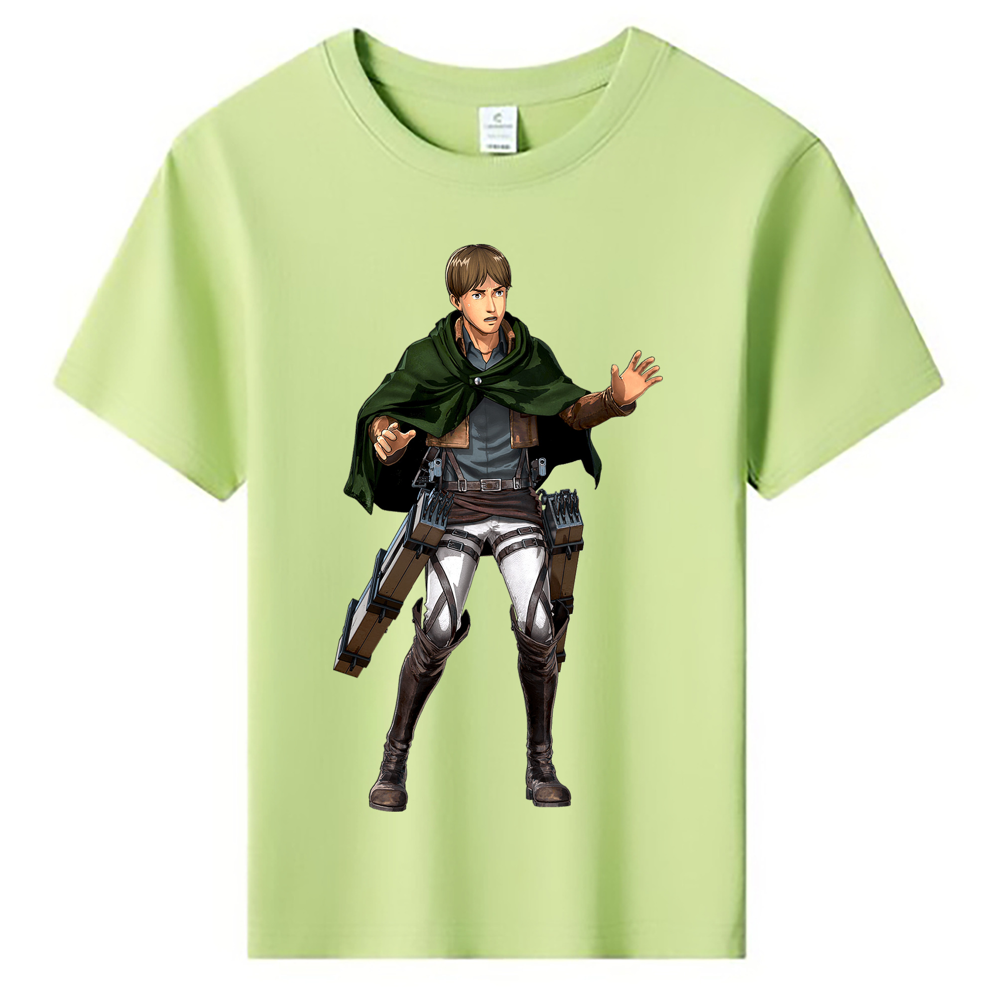 （画像用） 進撃の巨人 Attack on Titan 綿100％キッズTシャツ（フロントプリント）